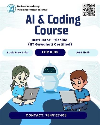 AI & Coding for Kids (Ages 11-16) | Book Your Free Trial! | McZeal Academy