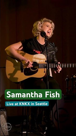 Samantha Fish performing ‘Jim Lee Blues, Part 1’ in our #Seattle studios!