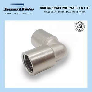 [Hot Item] Tty-Pvf Square Tube Joint 90-Degree Elbow Connector for Copper Pipe Rods