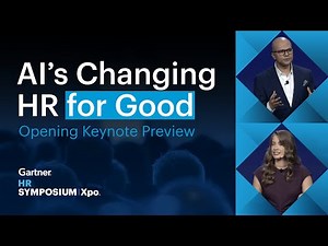 HR’s New Mandate: Redesign Work for the AI Era | Gartner HR Symposium/Xpo