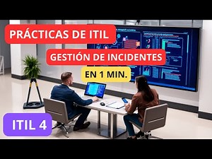 Prácticas de ITIL 4: Gestión de Incidentes en 1 minuto
