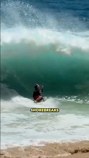 How to skimboard BIG shorebreak