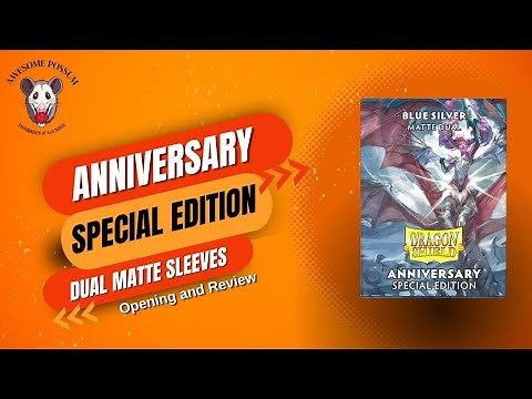Unboxing Dragon Shields 25th Anniversary Dual Matte Sleeves | New Silver Opaque Layer!
