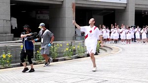 6.3K views · 42 reactions | For 121 days from the grand start to today, the torch that was connected by 10,000 #torchbearers from 47 prefectures was ignited by the final runner, Kankuro Nakamura. #OlympicTorchRelay #Olympics #TheCurrent | The Current | Facebook