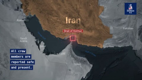 Cargo ship explodes into flames in Strait of Hormuz despite Trump's Iran warning