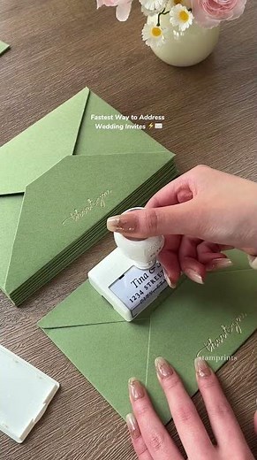 How to | Fastest Way to Address Wedding Invites ⚡️