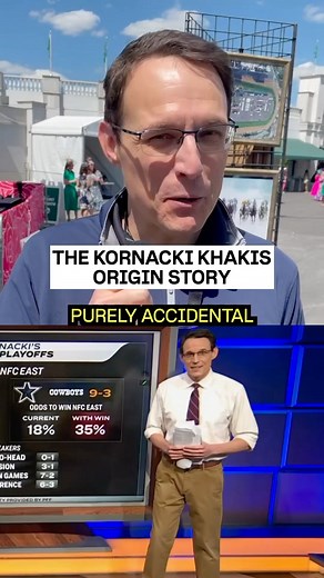 The Kornacki khaki origin story. | NBC Sports