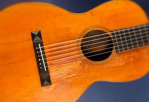 5.1K views · 73 reactions | Willie talks about our 1917 Martin O-18, a lovely small-bodied acoustic with an Adirondack spruce top and solid Brazilian rosewood back and sides, and compares features and values between steel and gut-string Martins of the period. | Willie's American Guitars | Facebook