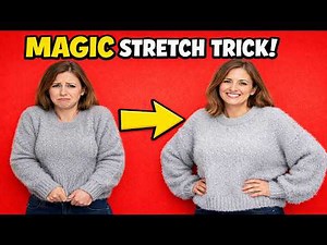 How to Unshrink A Wool Sweater🧶 😍(Easy & Fast Method)