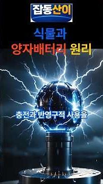 식물과 양자배터리 #지식 #이슈 #양자컴퓨터 #양자물리학