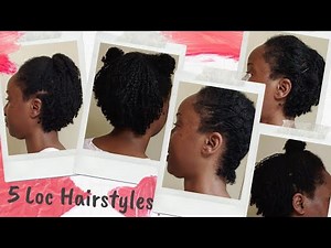 How To - Styling Short Microlocs