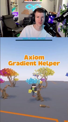 Axiom Gradient Helper 🎨 #minecraft #building