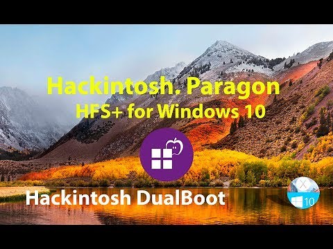 Hackintosh. HFS+ for Windows by Paragon