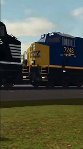 CSX 327 Leads CSX coal train (Trains Baseplate) #railtrack #railroad #csxtrain