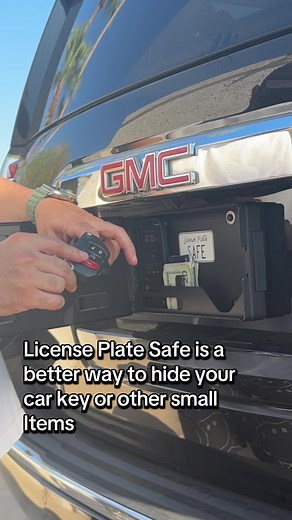 License Plate Safe: Secure Your Car Key Easily