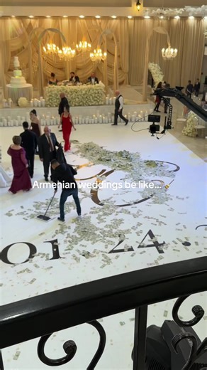 Unc with the trash bag 😆😭 #armenianwedding #weddingtrends #money 💸 #fyp #foryou