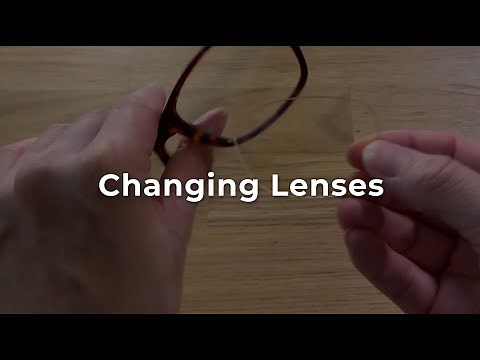 Replacing lenses in Acetate frames