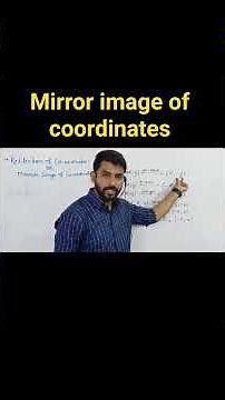 how to find reflection of a point in coordinategeometry #shortvideo #maths