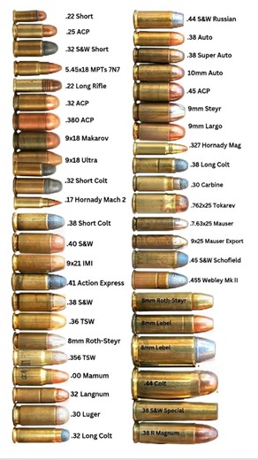9mm vs .45 vs .44 Magnum — Size Comparison You NEED To See