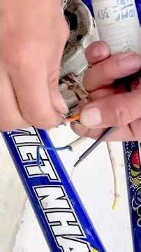 NATO professor did not think turn old Washing Machine Motor into a Belt Driven Super Bike #shorts