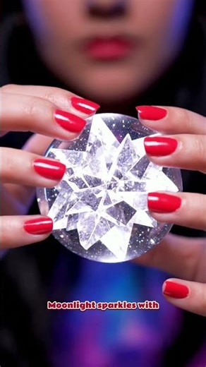 🌙 Diamond Moon ASMR | Relaxing Tapping in 8K HDR #ASMR #Moon #Tapping