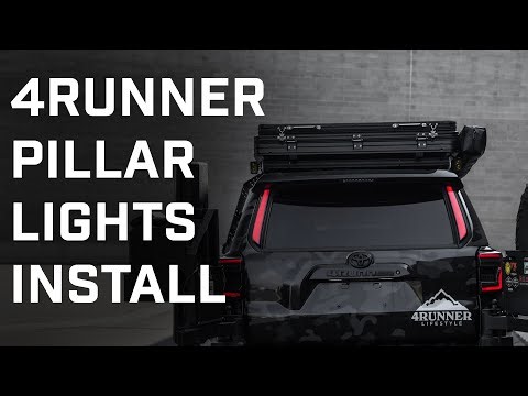 4Runner Pillar lights Install