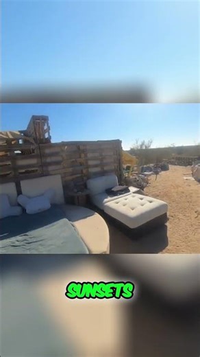 Sunset Patio: Couchsurfing & Stargazing. Your Next Getaway! #shorts