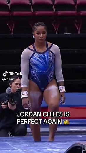 Jordan Chiles Achieves Perfect 10 on Bars