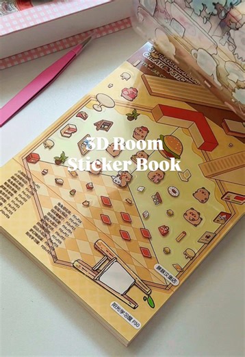 DIY Miniature Room Stickers for Journaling