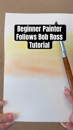 Can A Beginner Follow a Bob Ross Tutorial? #art #painting #learning #tutorials #easyart