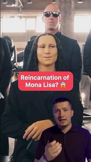 Creepy reincarnation of Mona Lisa? 😱