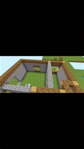 Minecraft one chunk survive base 😱