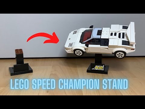 How to build a Lego stand for your Lego speed champion cars