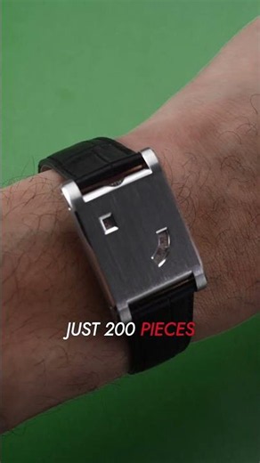 Cartier Tank à Guichets Platinum ⏳💎 Limited Edition Jump Hour Masterpiece