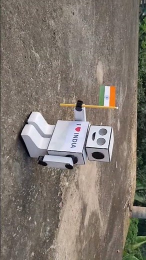 🤖 Cardboard Robot 🤯 | DIY Robot Shorts #shorts #GTEKX #INDIANMADE #scienceproject