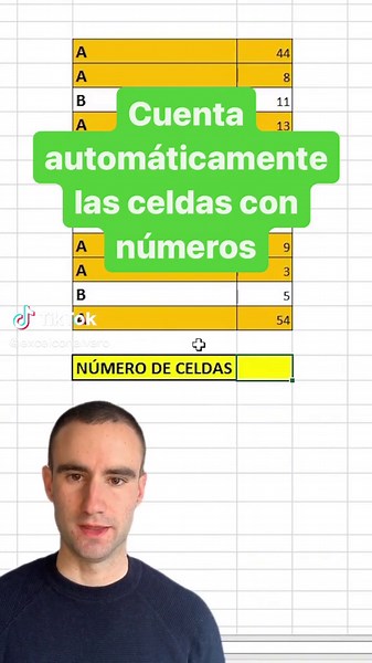 Función para contar el número de celdas que contienen números en Excel 📊 #ExcelConAlvaro #Excel #ExcelTips #AprenderExcel #ExcelBasico #trucosexcel