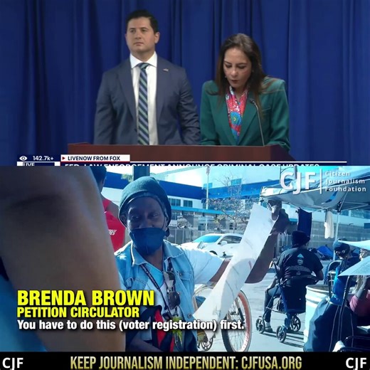 🚨 HOLY CRAP! An election fraudster exposed by James O'Keefe in Gavin Newsom's California just pleaded GUILTY to her crimes, AAG Harmeet Dhillon announcesIn Skid Row, she was gathering homeless signatures fraudulently for ballot petitions, with FAKE ADDRESSES, in exchange for cash and other items of valueThese same people could also be mailed ballots.Brenda Brown may now face YEARS in PRISON.LET'S GO, @JamesOKeefeIII 🔥DHILLON: "It shows how easy it is under California law to corrupt the state's