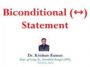 2.4 Biconditional Statement | Discrete Mathematics