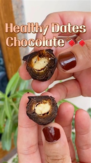 Healthy Dates Chocolate 🍫 homemade and easy #chocolate #foodshort