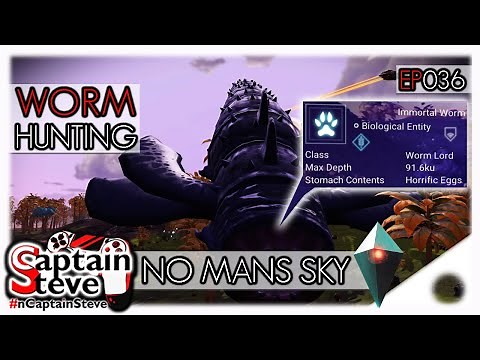 No Man's Sky Adventures How to Find Sand Worms Hunt Immortal Worm Captain Steve NMSA EP036 NMS PS5