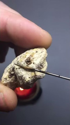 Pure White Ambergris Needle test