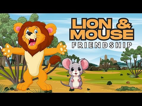 The Lion and the Mouse | Moral Story for Kids | Animal Friendship Story with Lesson