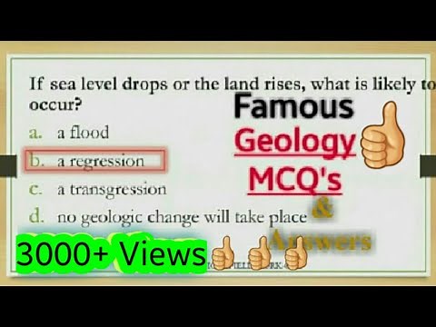 Geology {General} MCQs (1-10) for exams - Geology MCQs - Geology Quiz - NTS preparation 2020