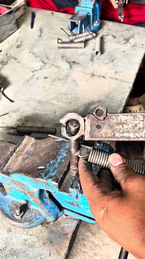Fixing a Heavy Spring — Satisfying Workshop Repair 🔥 #shorts