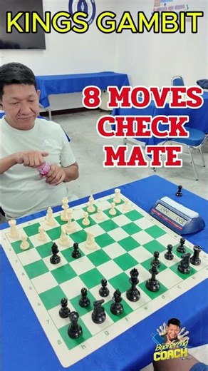 SUPRISING 8 moves Checkmate in King Gambit!