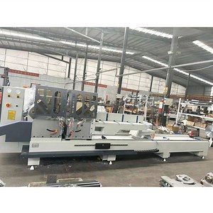 [Hot Item] Double Mitre Saw New Aluminum Window Manufacturing Machines for PVC & UPVC with Core Motor & PLC Components Door Making Plant