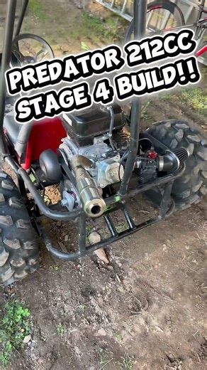 Predator 212cc stage 4 #fypyoutube #harborfreight #predator212 #gokart #youtubeshorts #subscribe
