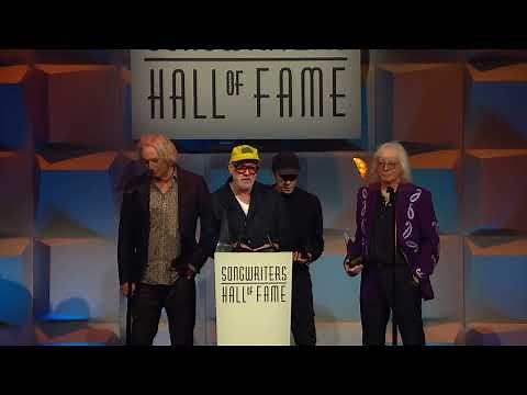 R.E.M. reunite at Songwriters Hall Of Fame induction 2024 - Speech