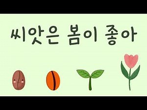 씨앗은 봄이 좋아🌱 봄에 어울리는 귀여운 동요🌼 씨앗송💘 유치원 동요ㅣ누리과정 동요ㅣ인기동요ㅣ최신동요ㅣ신나는 동요ㅣ귀여운 노래