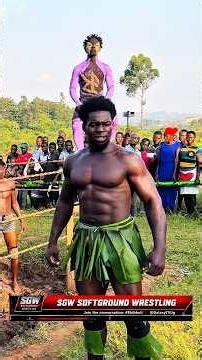 Hamis entrance to the battle royal! #motivation #wwe #sgw #mudwrestling